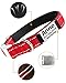 Taglory Personalized Dog Collar with Nameplate, Custom Engraved Pet ID Tags No Noise,Reflective Training Collars for Small Medium Large Dogs,Redthumb 2