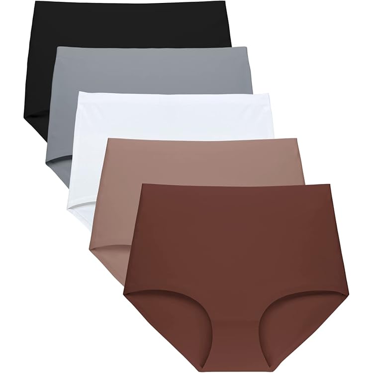 High Waisted Underwear For Women Finetoo Pack Women's Plus Size