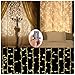 Battery Operated Curtain Lights,9.8ft×9.8ft 300 LED Curtain Lights with Remote Timer 8 Modes, Waterproof Hanging Fairy Lights for Outdoor Indoor Wedding Christmas Decor (Warm White)