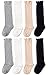 Unisex Baby Socks QandSweet 4 Pairs Knee-High Stockings for Toddler Boy Girls (1-3T)