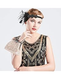 Babeyond 1920s Flapper embrague Gatsby Pearl bolso de mano Roaring 20s noche Clutch Beaded Bag 1920s Gatsby Costume Accesorios