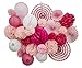 PINK PARTY KIT! 27 Pretty Pieces! Huge & Tiny Tissue Paper Flowers, Pom Poms, Lanterns, Honeycomb Balls, Fans. STYLIST Favorite! Celebration Decoration. So Cute.