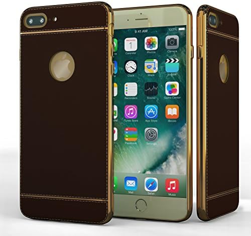 Dark brown iPhone7 Plus Waterproof iPhone Case- Minimalist, Slim Fit, Shock- Absorbing Smart Protection Case for Apple iPhone 7- Flexible Slide-Proof, Anti-Drop Silicone iphone 7 Cover (A 07 new )