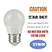 LumenBasic 12 v LED Bulbs E26 E27 12vdc 12vac Light Bulbs Low Voltage Edison AC DC Screw in Light Bulbs for Off Grid Solar Lighting Marine Boat RV 12v Interior Lighting Warm White for Camper