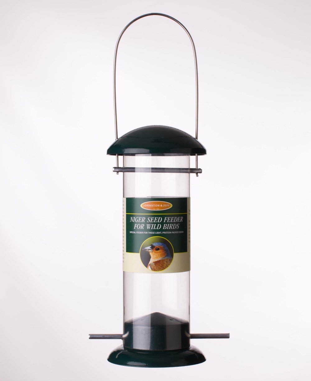 Johnston Jeff 8 Metal Wild Bird Niger Seed Feeder Gr Amazon