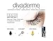 Divaderme Fiber Wings Mascara II - 100% Natural Semi-Permanent - Natural Fiber Mascara Plus Argan Enhancer Treatment - Enhancer Treatment - Eyelash Growth Enhancer- Made in USA