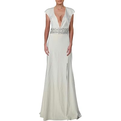 Xscape $289 Womens New 1154 Ivory Open Back Sparkle Dominican Republic | Ubuy Xscape $289 Womens New 1154 Ivory Open Back Sparkle Dominican Republic | Ubuy