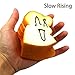 Pursuestar Kawaii Slow Rising Squishy Slice Toast Random Expression Phone Card Holder Hand Pad Fun Toy Gift