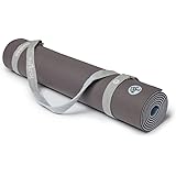 Manduka Yoga Commuter Mat Carrier - Eco-Friendly Cotton, Easy to Carry, Hands-Free, For All Mat Sizes, 68" x 1.5"