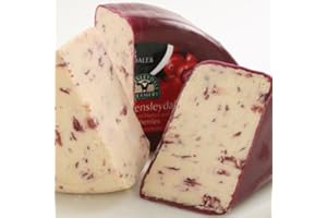 126S igourmet English Wensleydale Cheese with Cranberries (7.5 ounce)