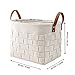 Large Storage Basket,Felt Basket， Toy Chest, Beautiful Color Design, Home Decor addition for Toy Storage, Blankets, Laundry,Games etc., Loong Baby