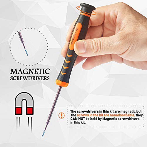 image for TECKMAN Eyeglass Repair Kit, Small Eyeglasses Screwdriver Tool Set wit