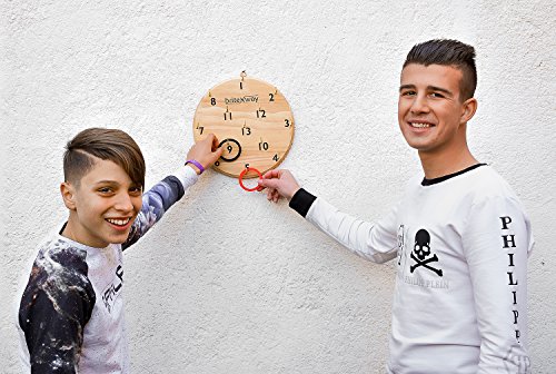 Ultimate Hook & Ring Toss Game For Kids & Adults â€“ Fun & Educational Hookey Ring Tossing Toy Set, Safe & Durable Design, Easy To Install & Perfect For Childrenâ€™s Parties â€“ Exciting Gift Idea