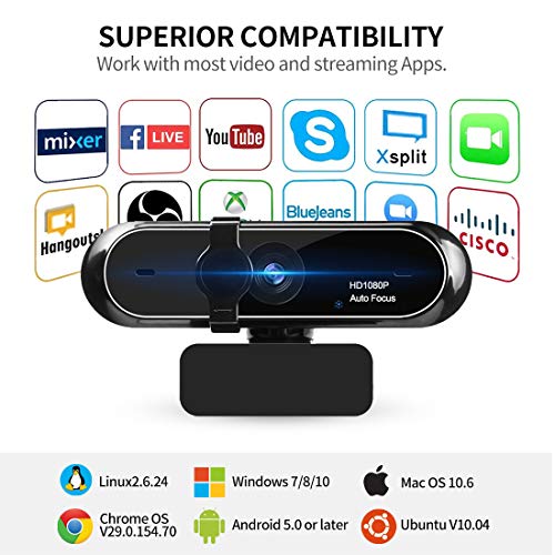 Autofocus-Webcam-with-Microphone-Privacy-Cover1080P-HD-USB-Plug-and-Play-Web-Cammera-for-Desktop-PC-LaptopSuit-for-Video-StreamingZoom-ConferenceGamingOnline-Classes