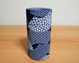 Ryu Mei Aizome Blue Japanese Tea Tin [Type 2]