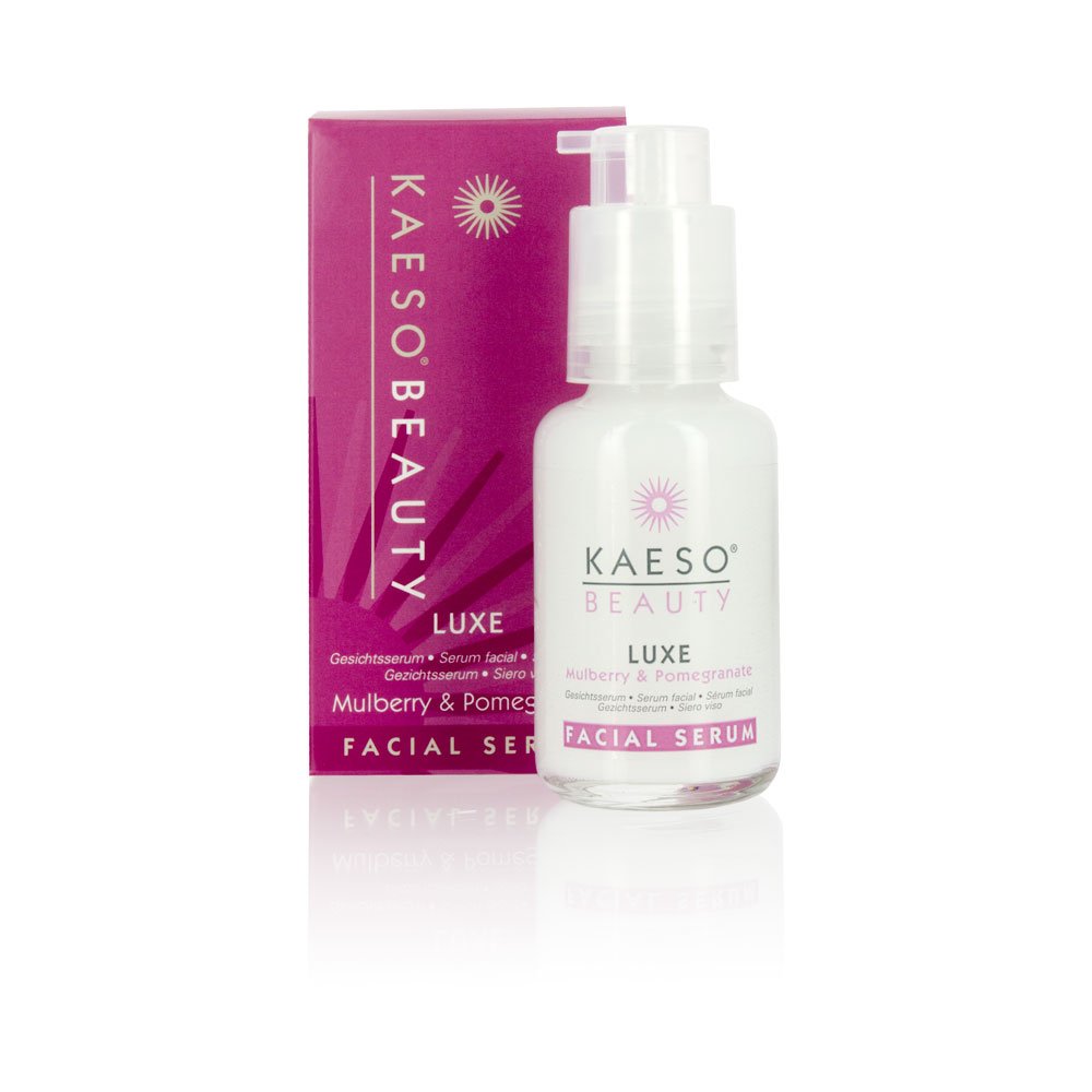 Kaeso Mulberry & Pomegranate Luxe Facial Serum 50ml – Brightening & Hydrating Face Serum – Radiance Boosting Skincare – Professional Formula