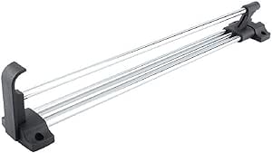 Varilla de armario ajustable, barra de valet para armario, resistente tensión, retráctil, para armario, toallero, barra extensible, organizador de ...