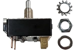 TECHVALET 5 Speed Switch with Nut and Washer Fits AT All Terrain Edge Maxxum Foot Controlled Minn Kota 2264026 2884026