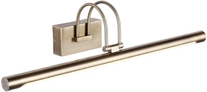 Espejo de metal Lámpara delantera Lámpara de baño con tocador LED