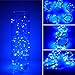 10 Pack Fairy Lights Battery Operated String Lights with 30 Micro LEDs on 10feet/3m Silver Copper Wire Starry String Light for DIY Party Christmas Costume Wedding Easter Table Decorations (Blue)