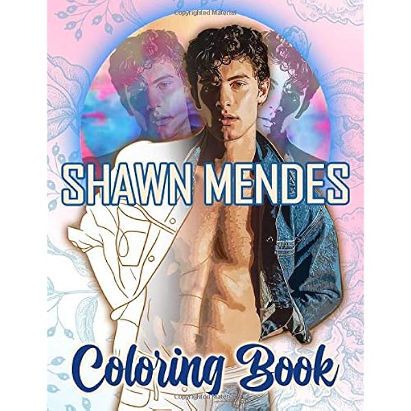 Shawn Mendes Coloring Book Shawn Mendes Exclusive Coloring Books For Adults A Fun Gift Collins Maxim 9798665368429 Amazon Com Books