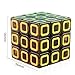 D-FantiX Qiyi Dimension 3x3 Speed Cube Stickerless Smooth Magic Cube 3x3x3 Puzzles Transparent Black 57mm
