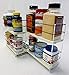 Vertical Spice - Large Pullout Sliding Spice Rack Organizer - 2 Individual 2 Tier Drawers - Premium Rolling Seasoning Holder/Caddy for Hidden Pantry Storage - Made in USA (6.9''W x 10.75