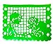 TexMex Fun Stuff Coco Inspired Paper Papel Picado, Multi-Colored Party Supplies Banner Decorations, 20 Panels