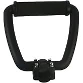 DDRAUY Weed Eater Trimmer Handle Bar Handlebar Universal Loop Handle Bar Mounting Hardware Kit Trimmer Replacement Handle for Trimmer Garden Lawn Cutter Black (B)
