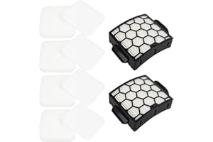 Replacement Filter Kit for Shark LA401, LA555, LA700, LA300, LA301, LA322, Navigator for Lift Away Upright Vacuum, Includes 2