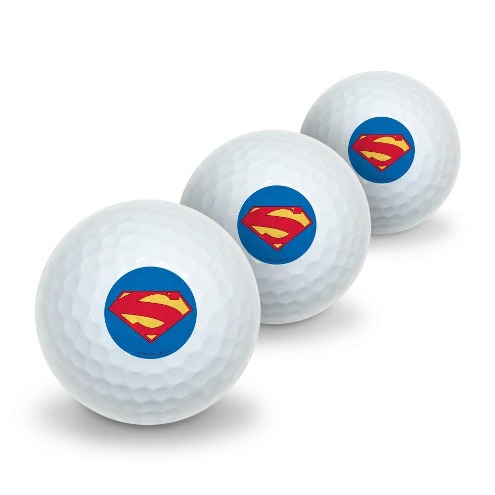 GRAPHICS & MORESuperman New 52 Shield Logo Novelty Golf Balls 3 Pack