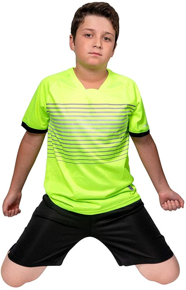 Premium Boys' Soccer Jerseys Sports Team Training Uniform | Age 6-12 |Sports Shirts and Short Set | Boys-Girls-Youth.: Clothing