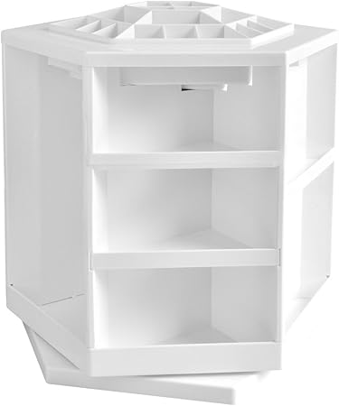 Amazon コスメボックス 化粧品 基礎化粧 口紅 ルージュ 化粧道具 ブラシ チーク メイクボックス 化粧入れ おしゃれ コンパクト コスメケース コスメイクcosmake ホワイト メイクボックス 通販