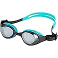 ARENA Unisex Kids Junior Air Mirror Swim Goggles for Swimming Ages 6 to 12 Air Seals Anti-Fog Coated Lens Adjustable Strap