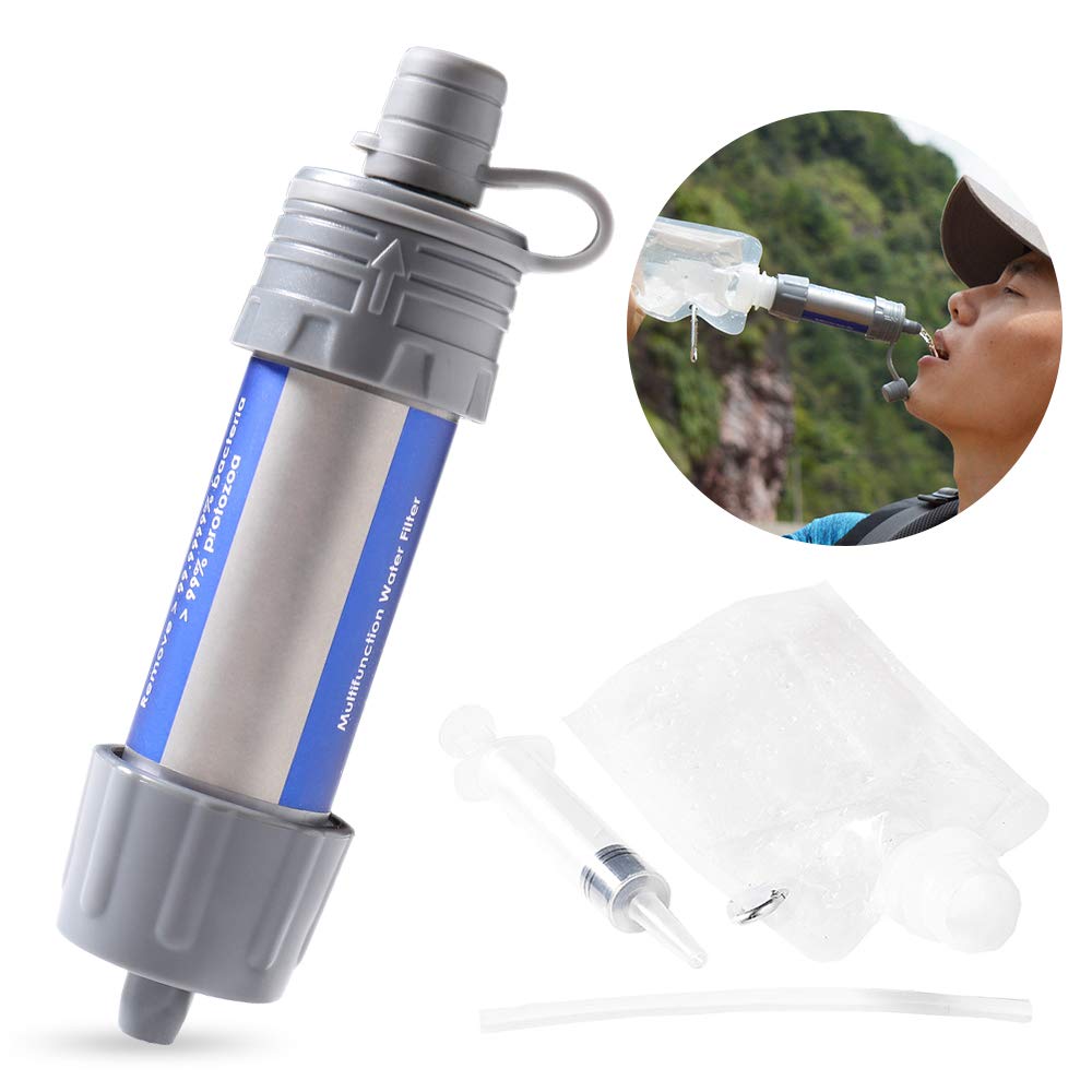 Explopur Water Filter Straw Outdoor Water Filtration System for