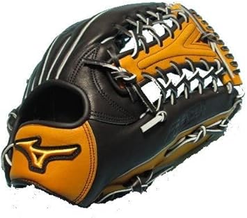 Amazon ミズノ ソフトボール外野用グローブ Yウェブ 13インチ Friendshipシリーズ 黒 オレンジ 並行輸入品 Mizuno ミズノ 一般用