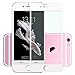 Amuoc HD Ballistic Glass Screen Protector for iPhone 6/6S, 2 Pack,White