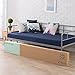 ZINUS Leo 39 Inch Twin Daybed Frame, Premium Steel Slat Support
