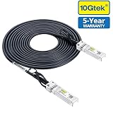 10Gtek 10G SFP+ DAC Cable - 10GBASE-CU Passive Direct Attach Copper Twinax SFP Cable for Cisco SFP-H10GB-CU5M, D-link, Supermicro, Netgear, Mikrotik, Open Switch Devices, 5m