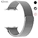 Stainless Steel Band Mesh bracelet strap Replacement Band with Magnetic Closure Clasp for Apple Watch Series 1 Series 2 Series 3 Edition