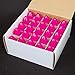 Novelty Lights 25 Pack C9 Ceramic Outdoor Christmas Replacement Bulbs, Pink, E17/C9 Intermediate Base, 7 Watt