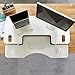 VARIDESK Pro Plus 48 by Vari – Height Adjustable Standing Desk Converter – Stand Up Desk for Dual Monitors – (Black) (White)