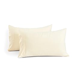 1000 TC Ivory Standard Pillowcases Set of 2