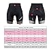 XGC Women's Cycling Shorts Bike Shorts and Cycling Underwear with High-Elasticity and Highly Breathable 4D Padded