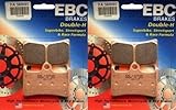 EBC Sintered Double H Front Brake Pads (2 Sets) 2012 2013 Yamaha XTZ1200 Super Tenere/ FA380HH