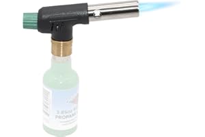 Flame King FK-PV777CGA Mini Propane Blow Torch Head 10,000 BTU for Kitchen, Soldering, Searing, Charcoal/Fire Pit Lighting