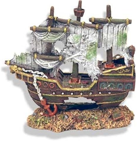 Amazon Com Exotic Environments Sunken Pirate Shipwreck Aquarium