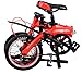 K7S Camp 14″ Folding Bike Alloy Single Speed Q2 (Red)thumb 1