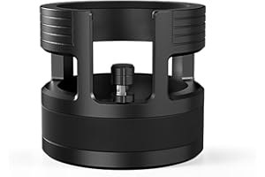 RASTKY Espresso Tamping Station Adjustable Height Nonslip Holder with Self Adjusting Tamper Station for 58MM Portafilter Coff