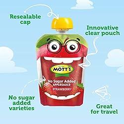 Mott's No Sugar Added Strawberry Applesauce, 3.2